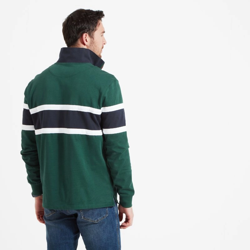 Hot Pick Sale Special Deal Frenzy Schoffel Exmouth Heritage 1/4 Zip Jumper - Pine Green