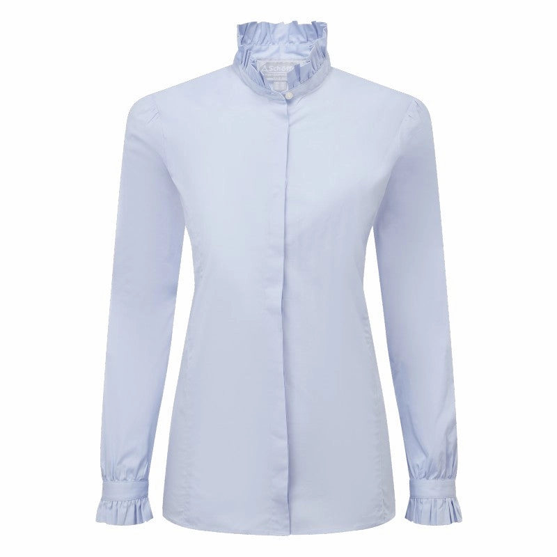 Special Offer Inside Schoffel Fakenham Ladies Shirt - Pale Blue