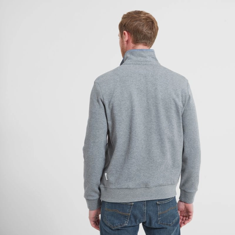 Trending Hot Picks Flash Deal Today Schoffel Falmouth 1/4 Zip Mens Leisure Sweatshirt - Grey