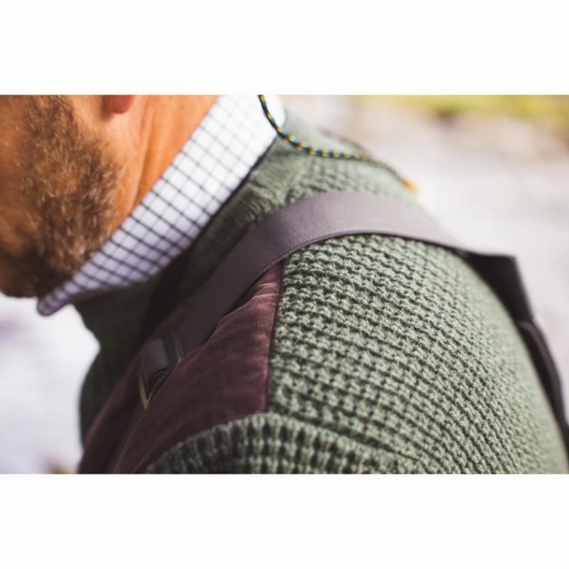 Schoffel Gillock Lambswool Mix Mens Crew Neck Jumper - Cedar Shop Today Save Todays Best Deal