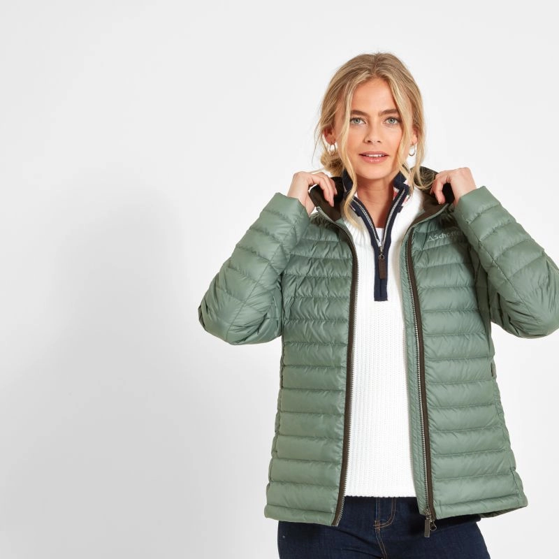 Schoffel Hambleton Down Ladies Jacket - Laurel Trendy Picks Today Limited Time Steal