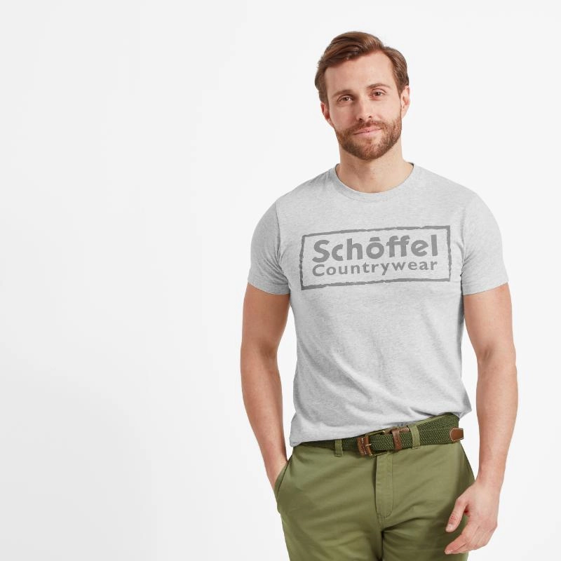 Todays Steal Mega Online Discount Schoffel Heritage Mens T-Shirt - Grey