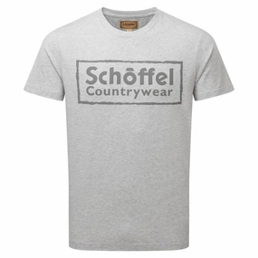 Schoffel Heritage Mens T-Shirt - Grey Exclusive Savings Event Hot Offer Frenzy