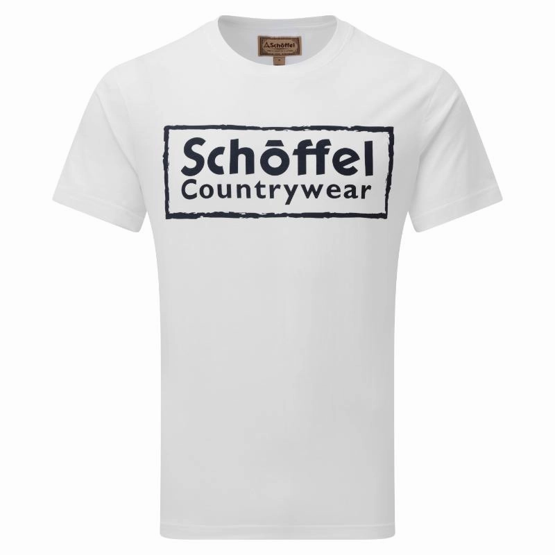 Shop Save Today Schoffel Heritage Mens T-Shirt - White