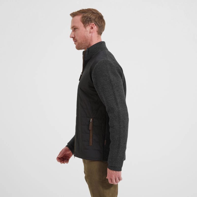 Schoffel Hybrid Mens Lambswool Jacket - Charcoal Online Exclusive Offer