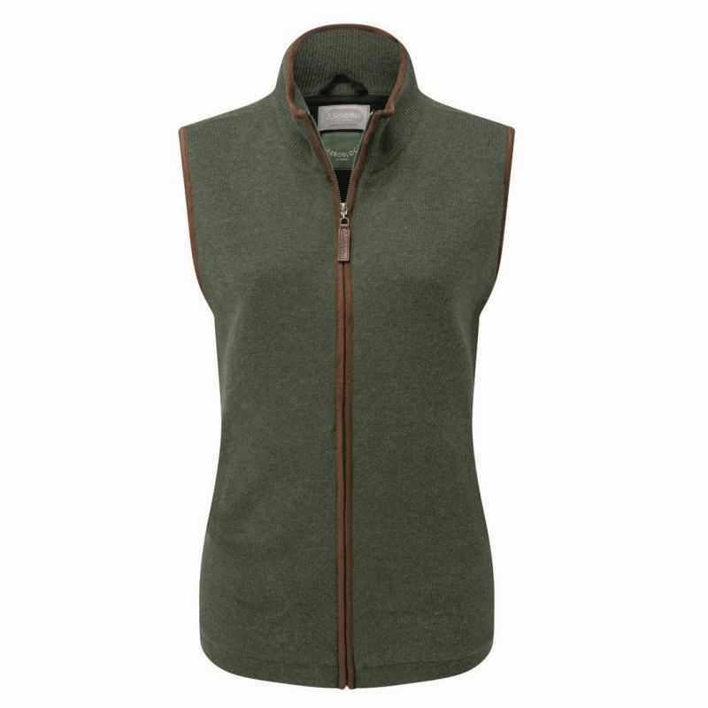 Schoffel Ladies Lambswool Aerobloc Gilet - Cedar Limited Stock Hot Deal Best Price Online
