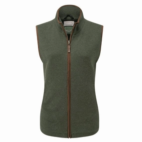 Clearance Sale Now Schoffel Ladies Lambswool Aerobloc Gilet - Cedar