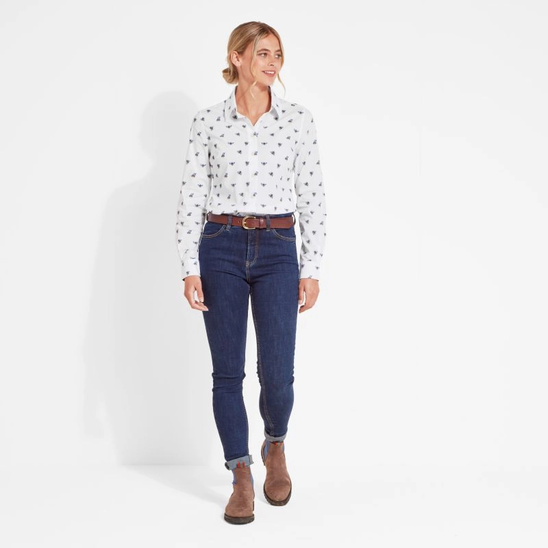 Schoffel Ladies Norfolk Shirt - Bee Print Exclusive Online Discount Flash Discount Today