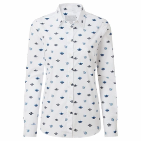 Flash Pick Today Dont Miss This Deal Schoffel Ladies Norfolk Shirt - Butterfly Print