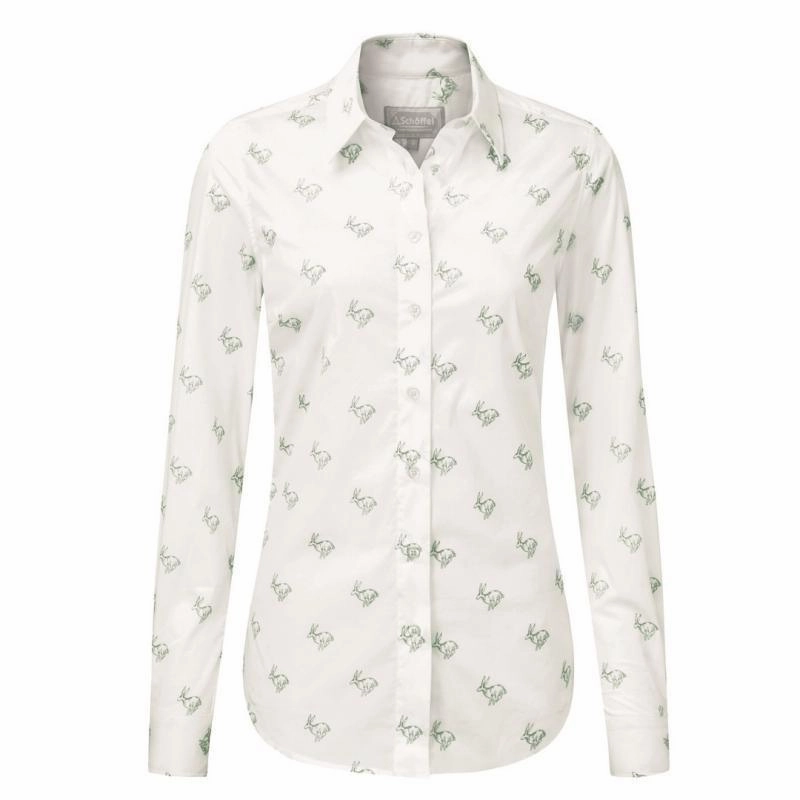 Mega Savings Now MustHave Clearance Schoffel Ladies Norfolk Shirt - Cedar Hare