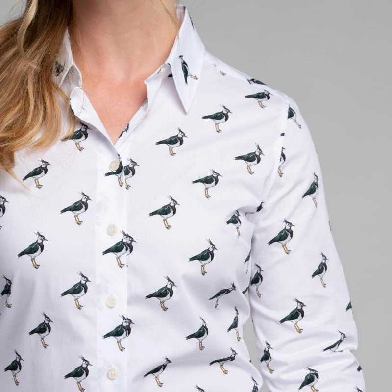 Dont Miss This Offer Schoffel Ladies Norfolk Shirt - Lapwing Print