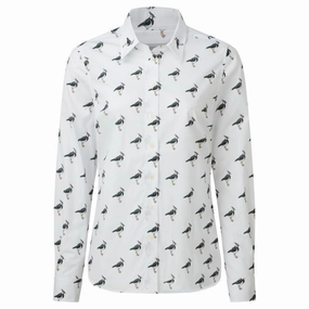 Flash Offer Today Flash Deal Alert Schoffel Ladies Norfolk Shirt - Lapwing Print