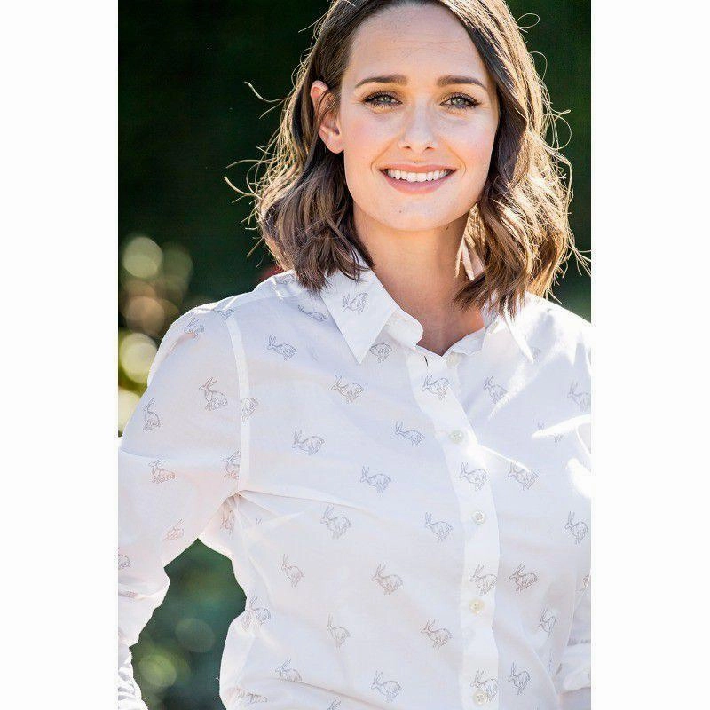 Todays Mega Savings Schoffel Ladies Norfolk Shirt - Marble Hare