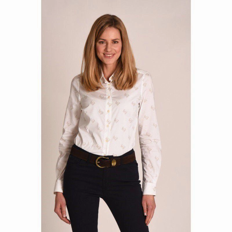 Clearance Sale Now Schoffel Ladies Norfolk Shirt - Marble Hare