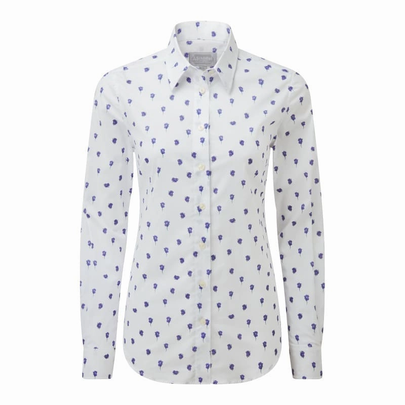 MustHave Steals Schoffel Ladies Norfolk Shirt - Pansy Print