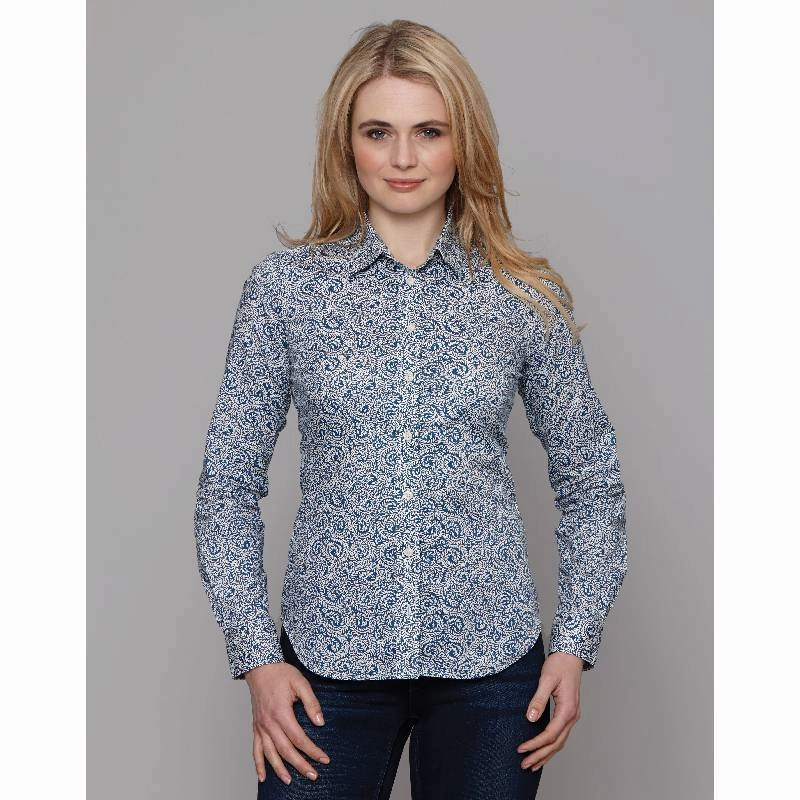 Deal Frenzy Today MustHave Items Schoffel Ladies Somerset Shirt - Navy