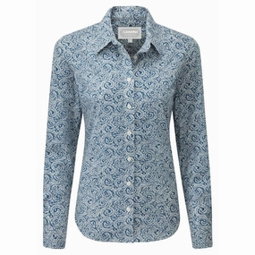 Schoffel Ladies Somerset Shirt - Navy Clearance Alert Now Hot Sale Alert