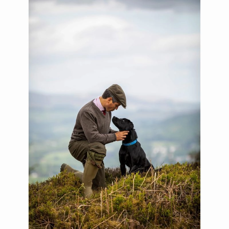Hot Pick Deal Schoffel Lambswool Mens V Neck Jumper - Mole