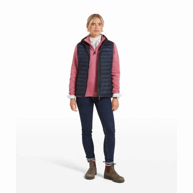 Schoffel Launde Down Ladies Gilet - Petrol Blue Biggest Savings Now