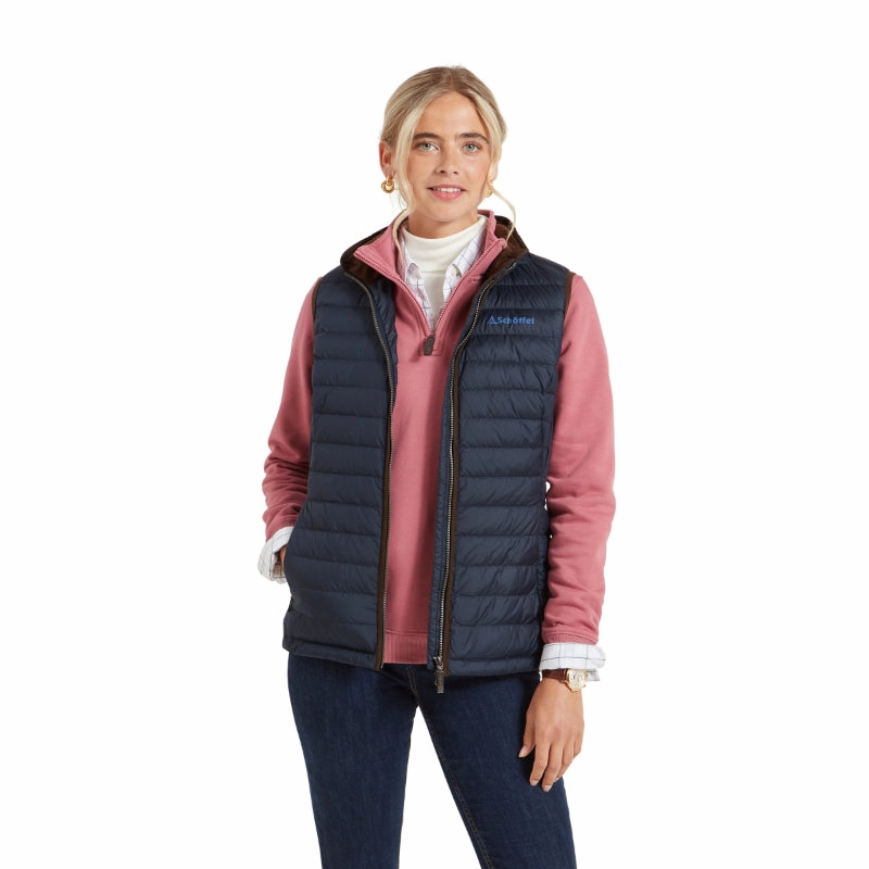 Schoffel Launde Down Ladies Gilet - Petrol Blue MustHave Deals