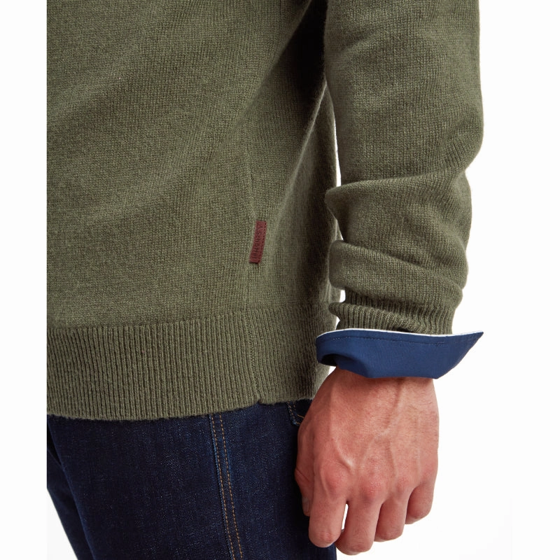 Schoffel Lewis Lambswool V Neck Mens Jumper - Woodland Shop Grab Offer Dont Miss This Offer
