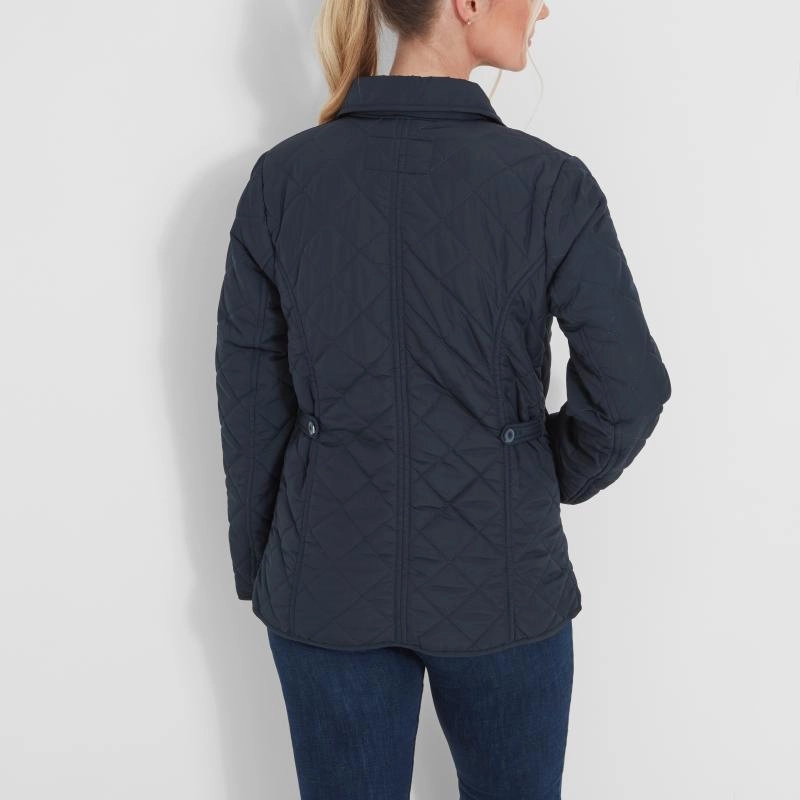 Schoffel Lyddington Ladies Quilted Jacket - Navy Save Today Only Clearance Blowout