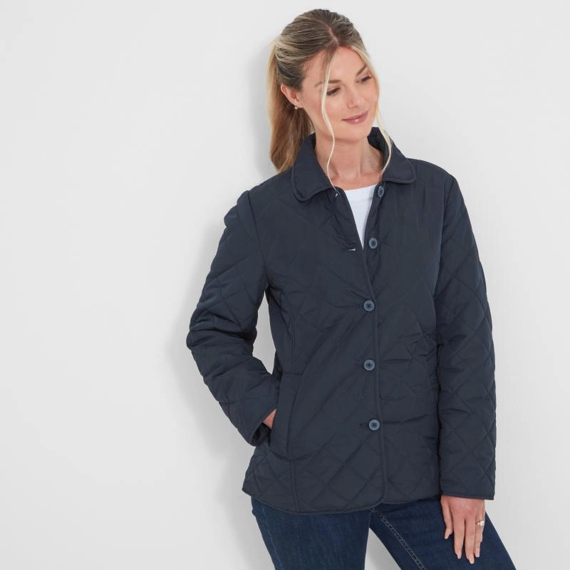 Todays Trending Deals Hot Deal Alert Schoffel Lyddington Ladies Quilted Jacket - Navy