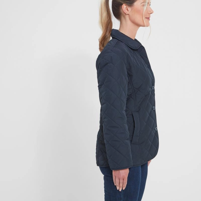 Schoffel Lyddington Ladies Quilted Jacket - Navy Trending Offer Today