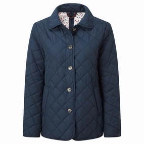 Limited Stock Offer Schoffel Lyddington Ladies Quilted Jacket - Navy