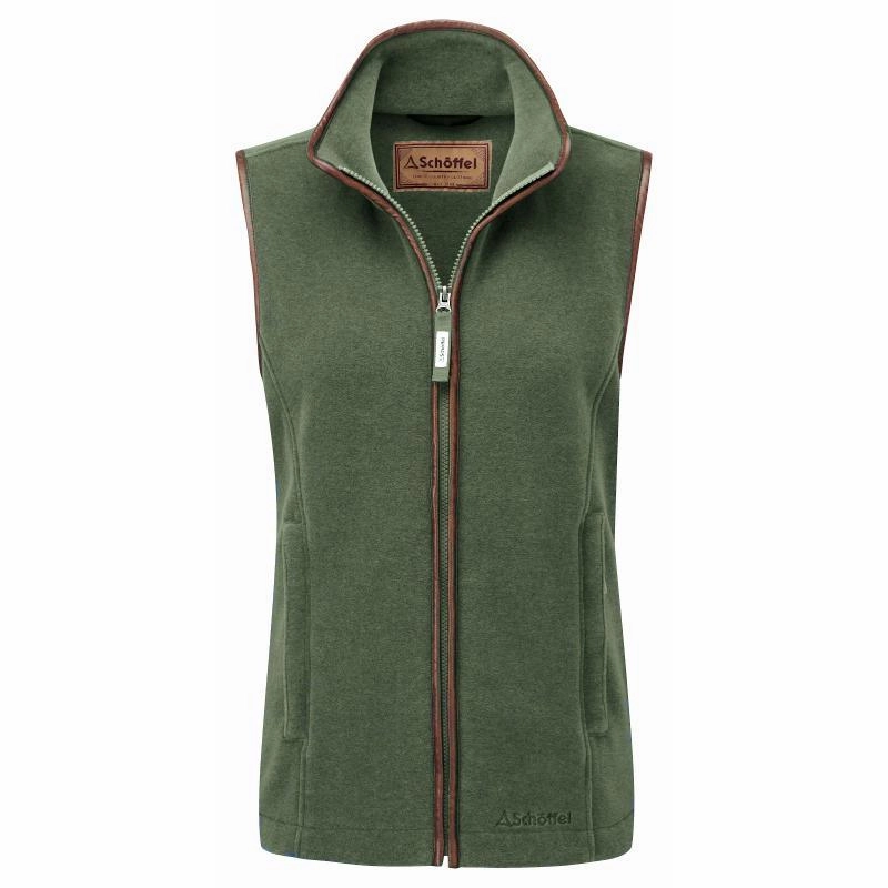 Exclusive Hot Pick Schoffel Lyndon Ladies Fleece Gilet - Cedar Green