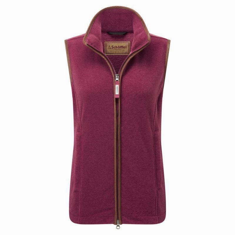 Trending Savings Now Trending Hot Deal Schoffel Lyndon Ladies Fleece Gilet - Mulberry