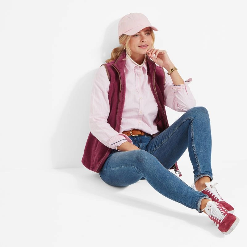 Limited Edition Offer Shop Today Save Schoffel Lyndon Ladies Fleece Gilet - Mulberry