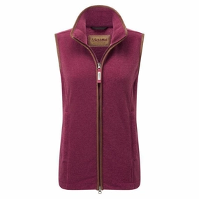 Trending Savings Now Trending Hot Deal Schoffel Lyndon Ladies Fleece Gilet - Mulberry