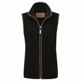 Schoffel Lyndon Ladies Fleece Gilet - Navy Hot Clearance Now