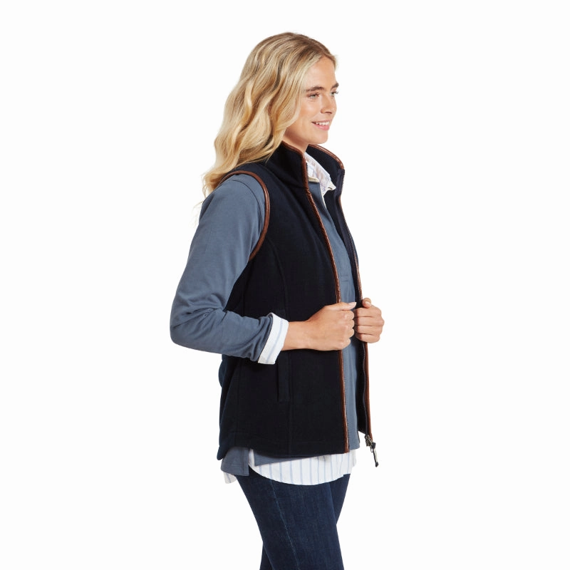 Price Drop Today Big Savings Event Schoffel Lyndon Ladies Fleece Gilet - Navy