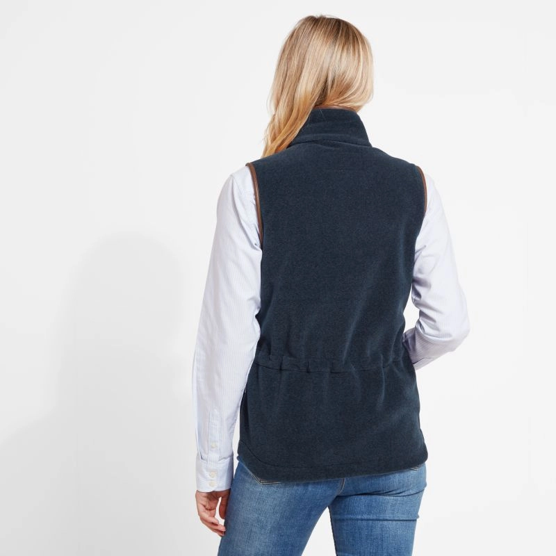 Schoffel Lyndon Ladies Fleece Gilet - Petrol Blue Special Deal Frenzy Limited Offer Alert