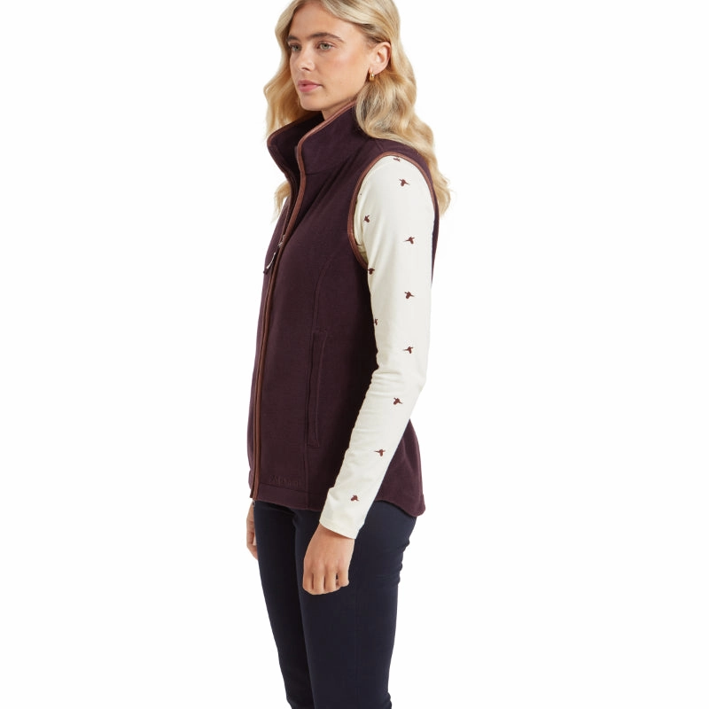 Hot Deals Today Big Savings Event Schoffel Lyndon Ladies Fleece Gilet - Port