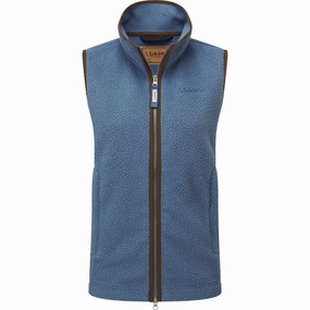 Schoffel Lyndon Retro Ladies Fleece Gilet - Vintage Navy Limited Time Discount Flash Pick Today