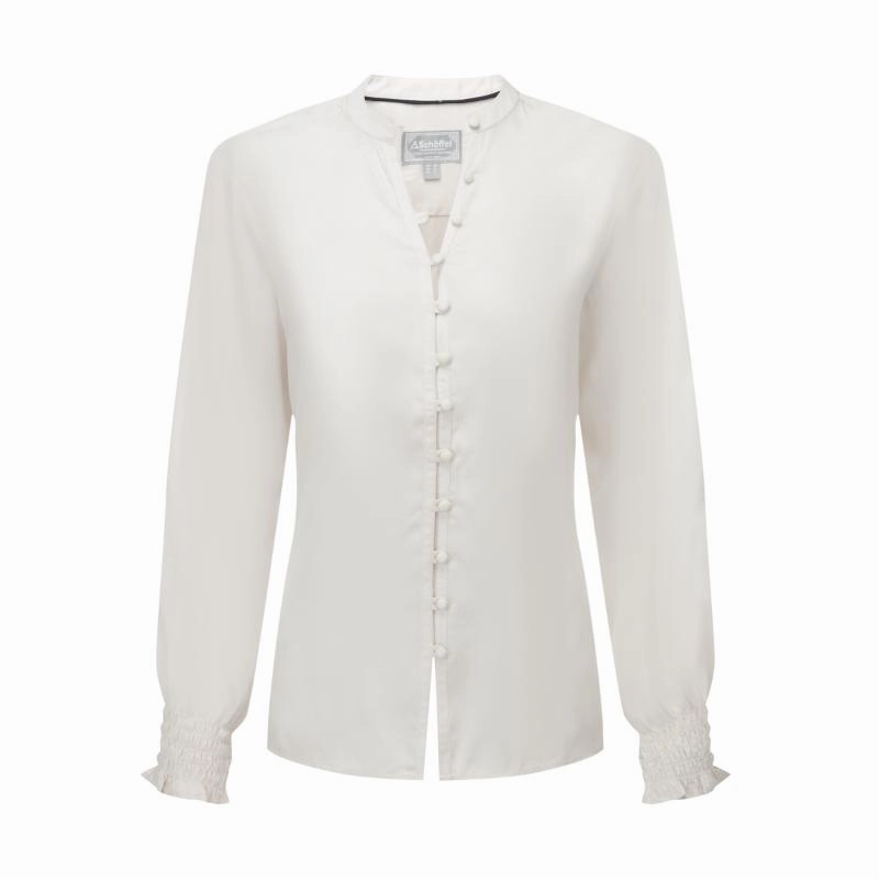 Schoffel Melford Ladies Blouse - Dove Special Occasion Discount