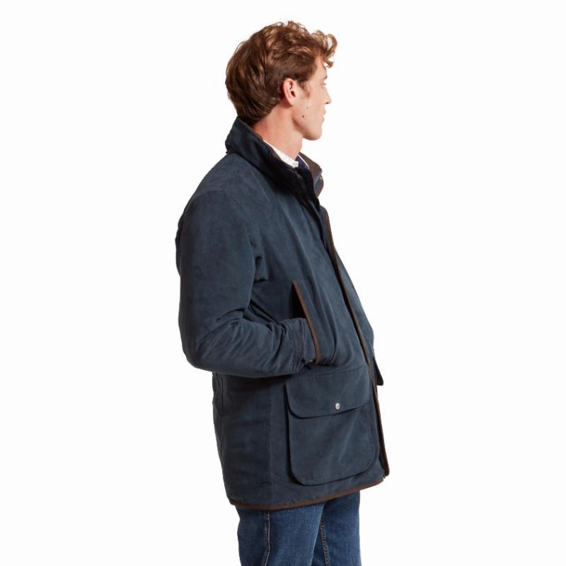 Schoffel Oundle Venturi Mens Waterproof Country Coat - Carbon Navy Weekend Sale Special