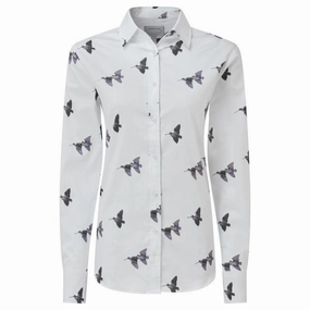 Daily Hot Deal Schoffel Owen Williams Ladies Shirt - Woodcock Print