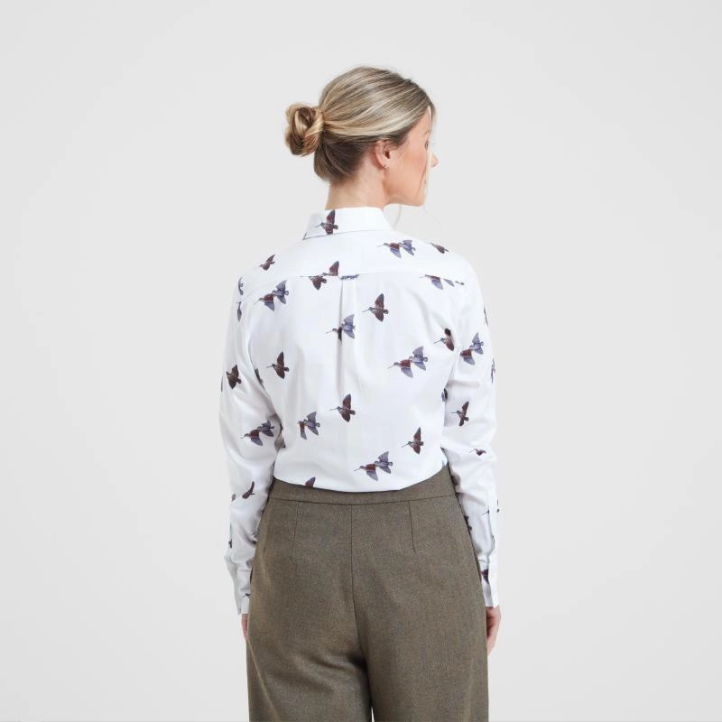 Hot Savings Alert Schoffel Owen Williams Ladies Shirt - Woodcock Print