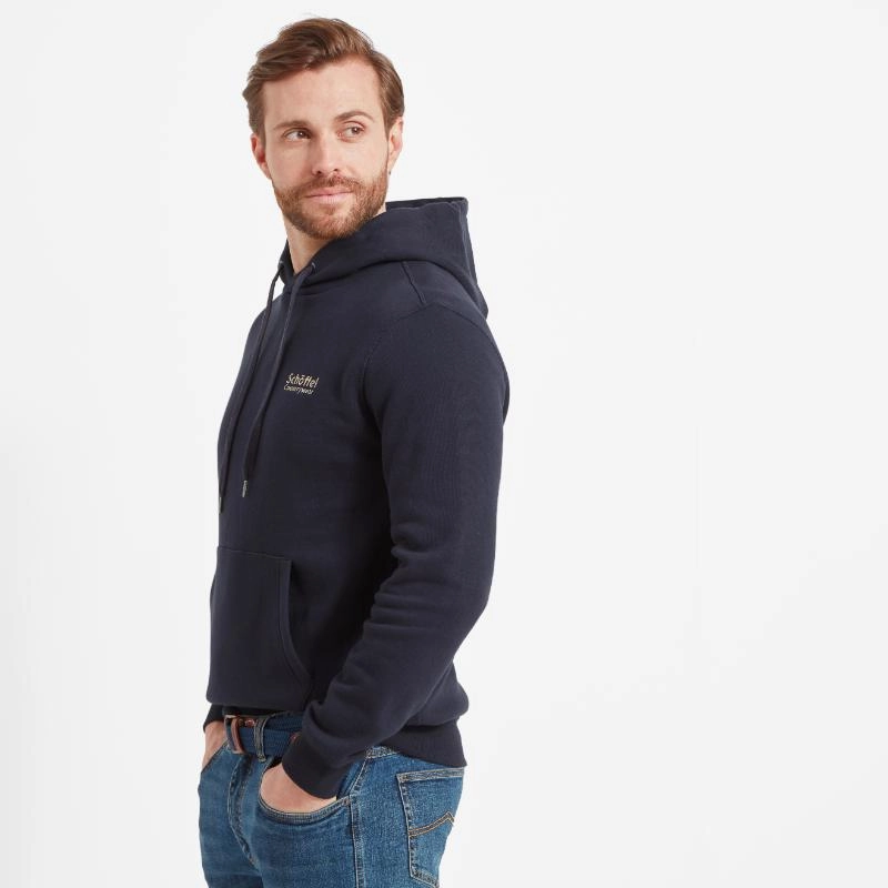 Schoffel Pentire Heritage Mens Hoodie - Navy Sweet Deal Today