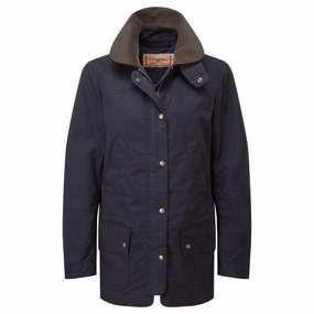 Hot Pick of the Day Shop Smart Deals Schoffel Pilton Ladies Wax Jacket - Navy