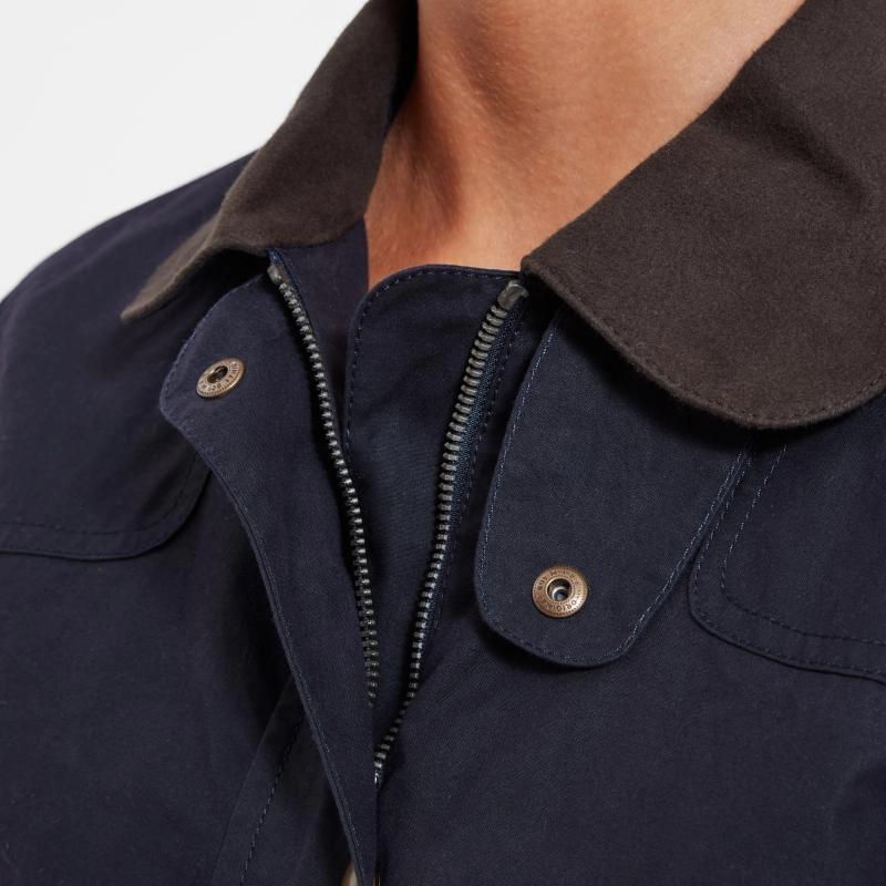 MustShop Sale Today Only Savings Schoffel Pilton Ladies Wax Jacket - Navy