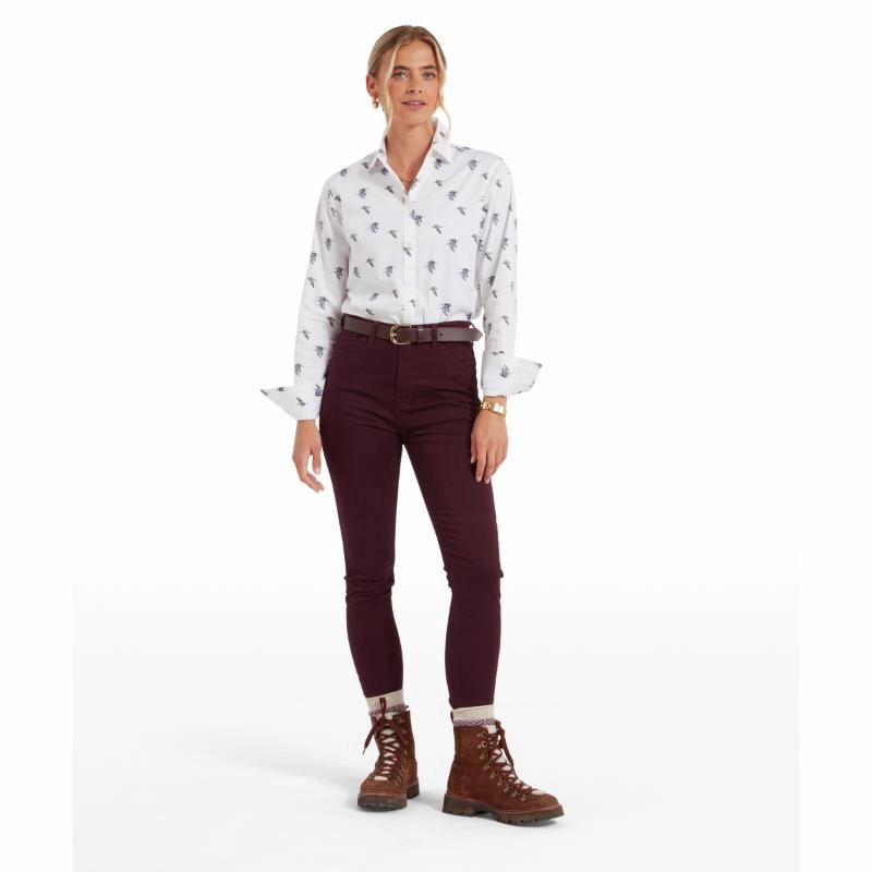 Todays Best Deal Special Online Offer Schoffel Poppy Ladies Jean - Deep Plum