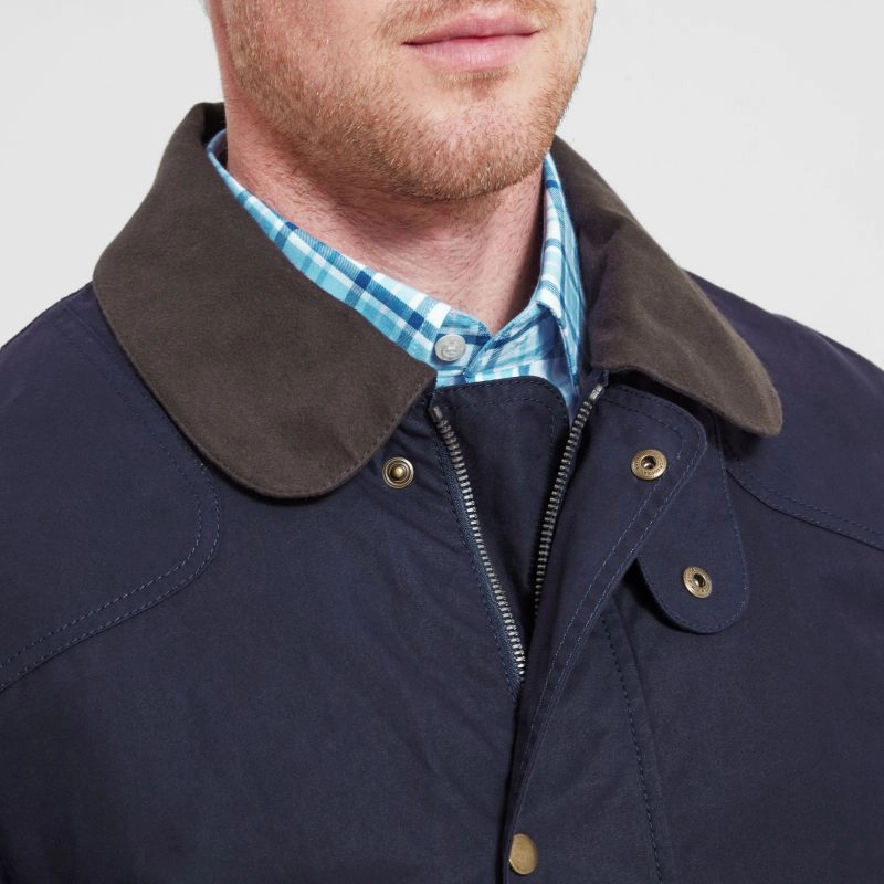 Schoffel Preston Mens Wax Jacket - Navy Special Online Offer Unmissable Deal Today