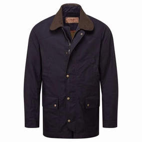 Schoffel Preston Mens Wax Jacket - Navy Price Drop Alert Hot Savings Alert