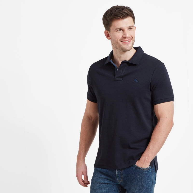 Best Deal Online Schoffel St Ives Jersey Mens Polo Shirt - Dark Navy