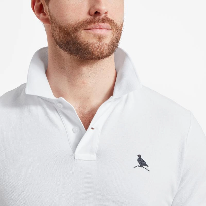 Mega Online Discount Schoffel St Ives Tailored Mens Polo Shirt - White
